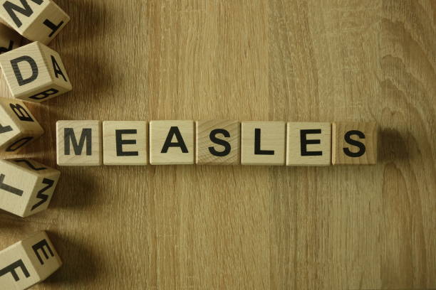 istock Measles word from wooden blocks 1137923387