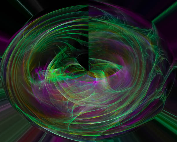 istock abstract digital fractal, fantasy design 1137923741