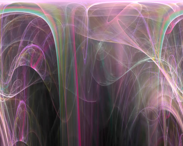istock abstract digital fractal, fantasy design 1137923834