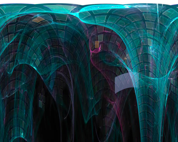 istock abstract digital fractal, fantasy design 1137924343