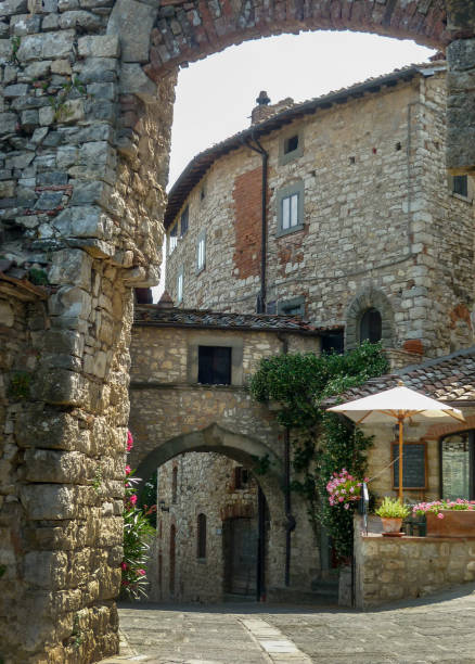 istock historic alley in tuscany, 1137924680