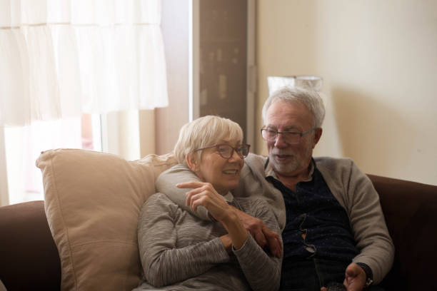 istock Resting at the livingroom . 1137927860
