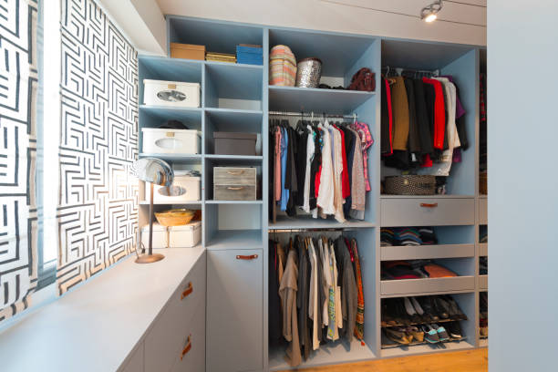 Big beautiful walk in wardrobe. Luxury modern home
