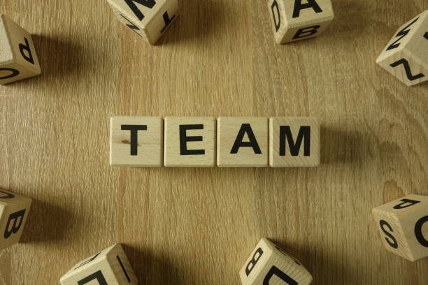istock Team word from wooden blocks 1137929424