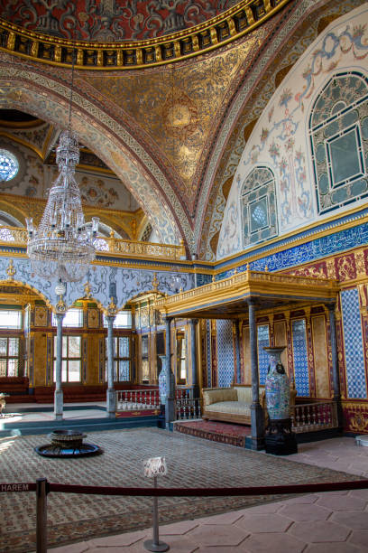 istock Interior of a historic Ottoman mosque on display 1137929606
