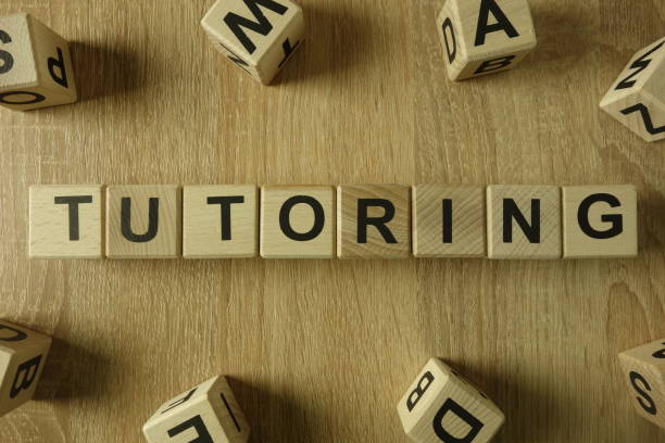 istock Tutoring word from wooden blocks 1137929780