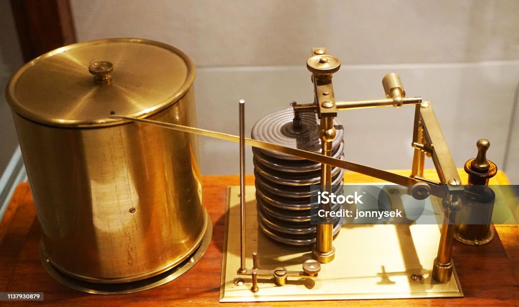 Barometer Complex Machine Very Old Barometer Machine Stock Photo - Download Image Now - Alchemist ...