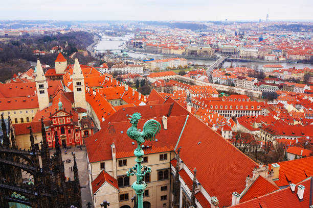 istock gothic Prague from the old castle 1137930886