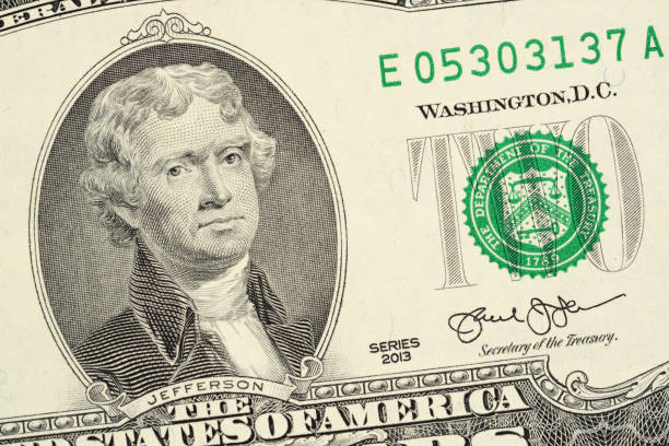 istock Part of two dollar banknote background. High resolution photo close-up macro. 1137932492