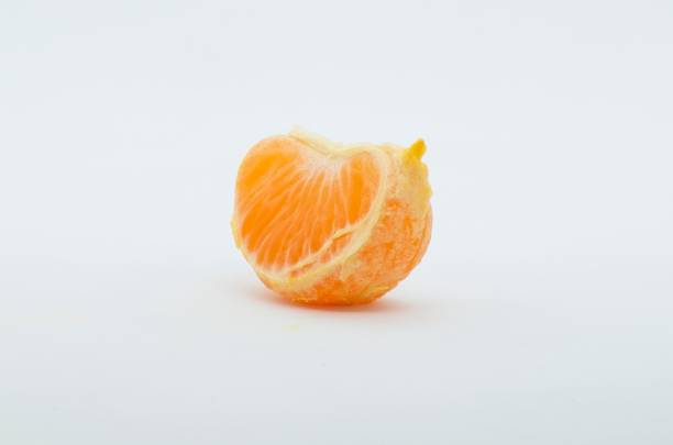 istock Tangerine over white background 1137932760