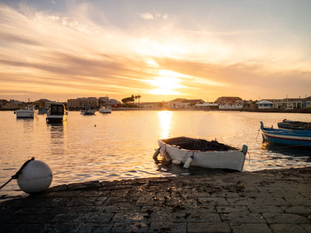 istock Beautiful sunset at Marzamemi 1137932914