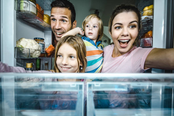 istock Let's take something to eat from a fridge! 1137935816