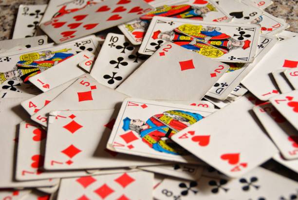 Cards Card games hand of cards stock pictures, royalty-free photos & images