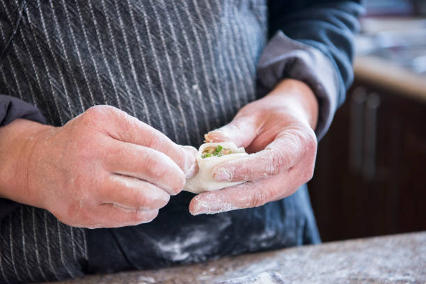 istock Hand Made Traditional Chinese Dumpling and Steamed Bun 1137938640