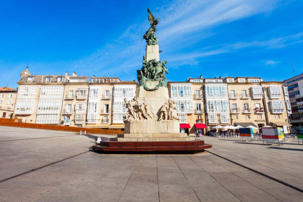 istock Virgen Blanca Square in Vitoria-Gasteiz 1137939575