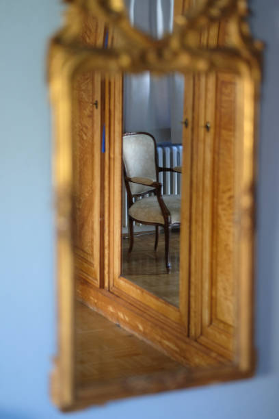 istock Reflection of a vintage chair 1137944344