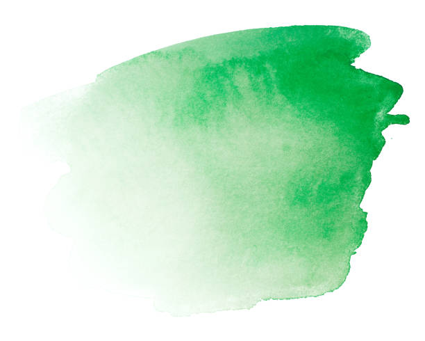 istock inked watercolor stain green 1137945344