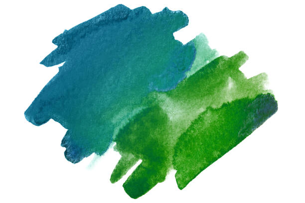 istock inked watercolor stain green 1137945628