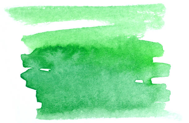 istock inked watercolor stain green 1137945631