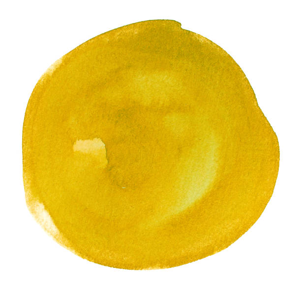 istock inked watercolor stain yellow 1137945681