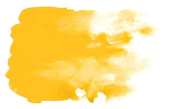 istock inked watercolor stain yellow 1137945693
