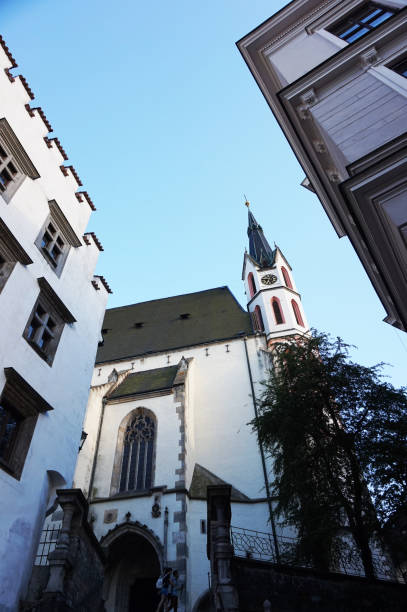istock Cesky Krumlov church in this old town 1137947116