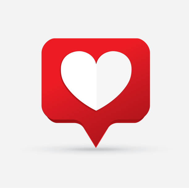 istock Like Icon, Counter Notification Icon, Heart Icon, Social Media, illustration, EPS 10 1137947261