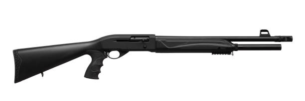 istock Gun. Shotgun isolated on white background 1137949526