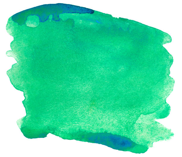 istock inked watercolor stain green 1137956443