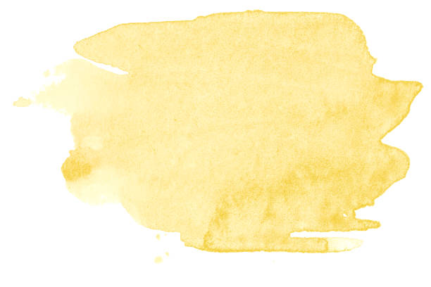 istock inked watercolor stain yellow 1137956448