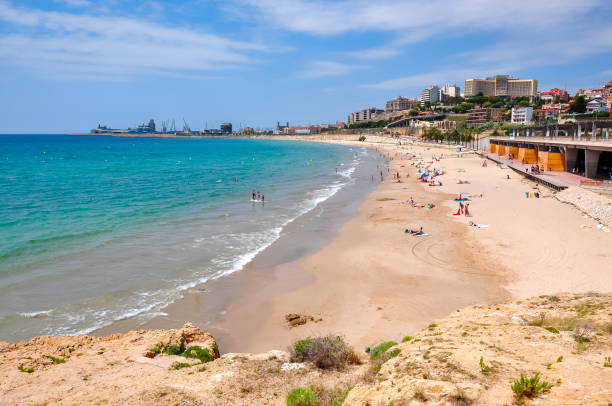 istock Tarragona beach in summer, Spain 1137963325