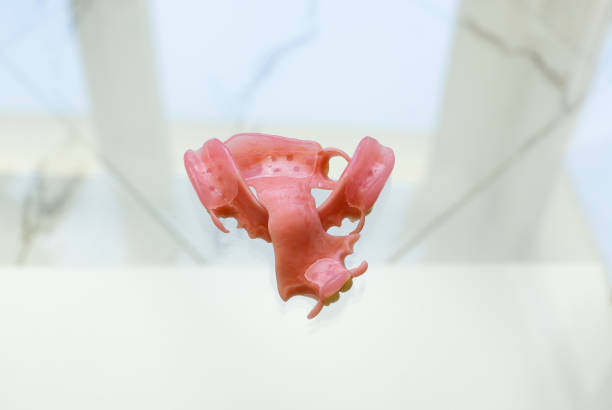 istock large image of a modern denture on a glass 1137965680