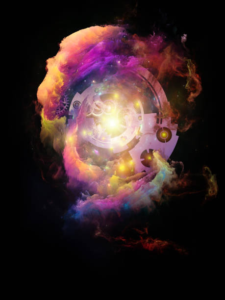 디자인 성운 - dreams abstract allegory painting astrology 뉴스 사진 이미지
