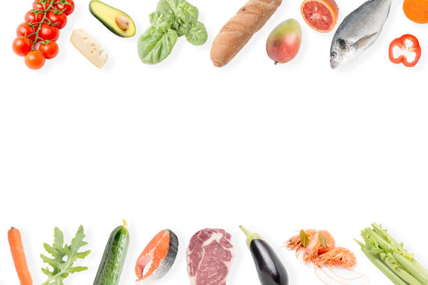 istock Group of products on a white background. 1137966500