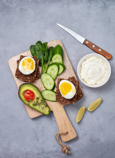 istock Ingredients for making healthy sandwiches 1137967617