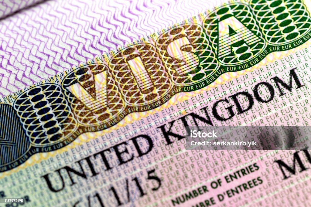 Schengen Visa Of United Kingdom Stock Photo - Download Image Now - Security  Pass, Authority, Business - iStock