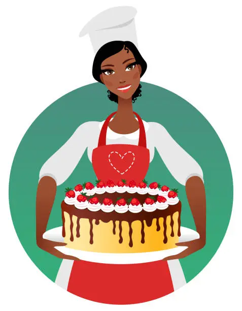 Vector illustration of Confectioner