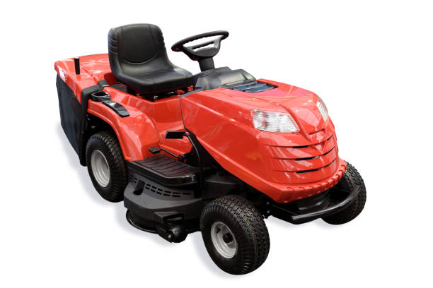 istock New and moder tractor mower 1137975634