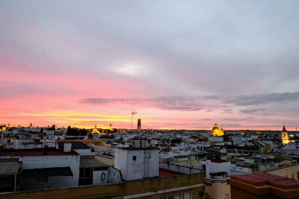 istock Sunset in seville 1137975749