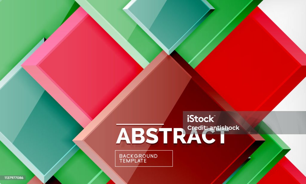 Work Background Square Square Geometrical Background Stock Illustration - Download Image Now ...