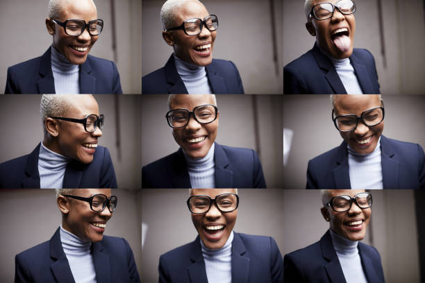 Woman making faces with funny retro glasses. Woman making faces with funny retro glasses.
Composite image of a beautiful woman head shots making funny faces.
each image is 3000x2000 sticking out tongue photos stock pictures, royalty-free photos & images