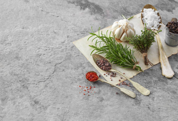 istock Dried spices and fresh herbs 1137978785