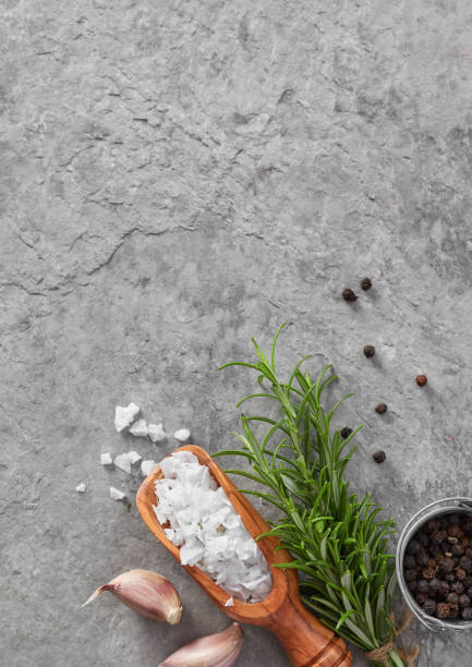 istock Salt, pepper, rosemary and garlic close-up 1137978810