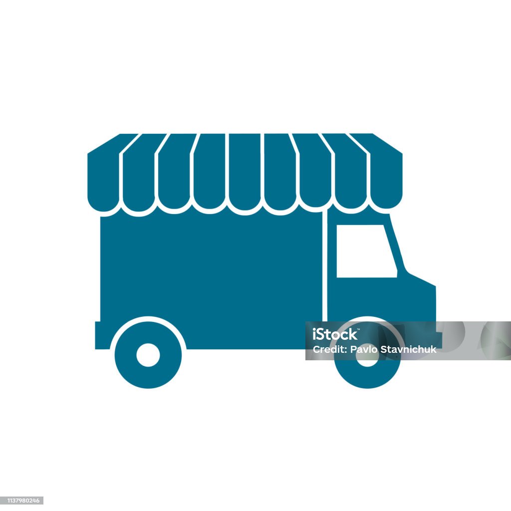 Shopping car. Delivery truck, fast shipping service icon – stock vector Bag stock vector