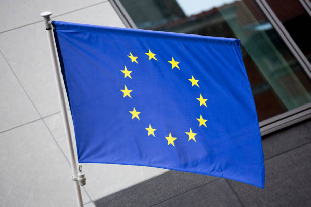 istock Brussels, Belgium and European Union Flag 1137980761