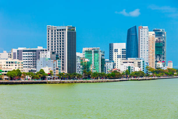 istock Danang city skyline aerial view 1137984323