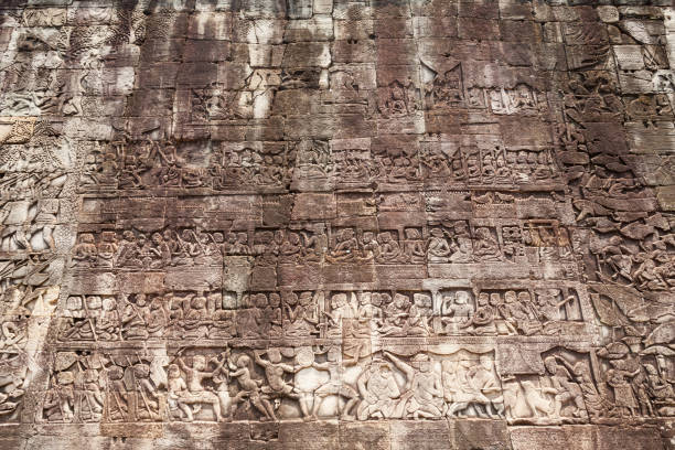 istock Bayon temple in Siem Reap 1137984385