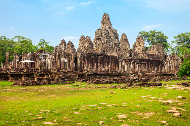 istock Bayon temple in Siem Reap 1137984396