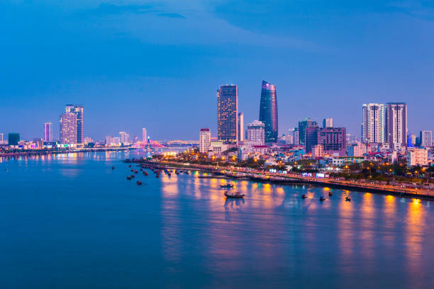 istock Danang city skyline aerial view 1137984415