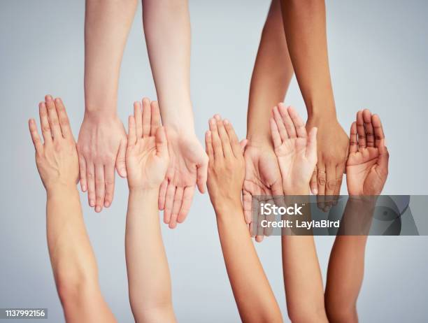 Acceptance Is In The Hands Of All Of Us Stock Photo - Download Image Now - Variation, Individuality, Contrasts